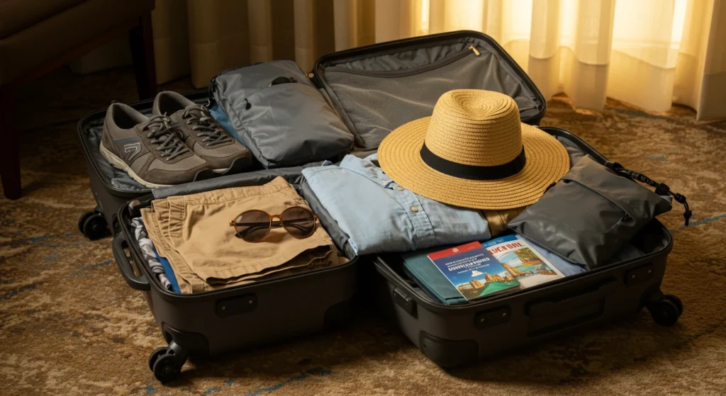 Pack for Cancun tour in March 