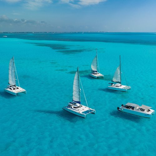 3-cancun catamarans view
