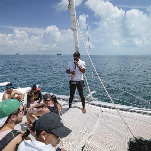 Shared Catamaran Cancun 11
