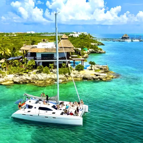 shared boat tour cancun