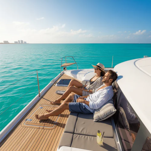 private catamaran tour cancun