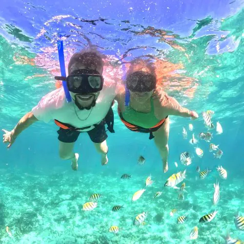 underwater snorkeling cancun